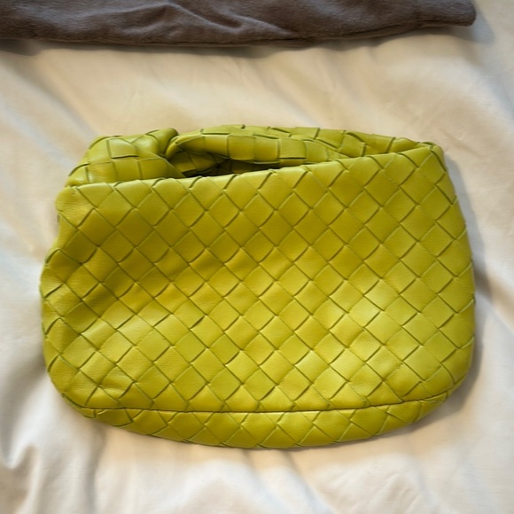 Bottega Veneta Yellow Woven Clutch - Picture 6 of 8